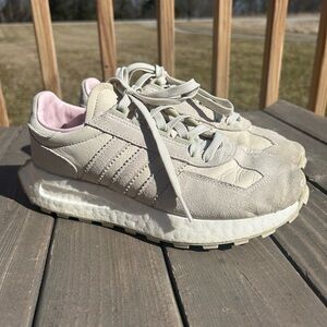 Adidas‎ Originals Retropy E5 Aluminum Beige Casual Shoes Sneakers Women's Sz 6.5